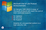 Microsoft End of Life Product Announcement