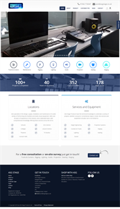 ASG Stage Products Website Redesign